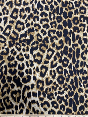 Dolce & Gabbana Black/Yellow Leopard Print Fabric Frame Pochette